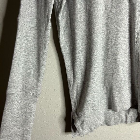 Chaser Gray Baby Rib Henley Hoodie Size S - Picture 10 of 13